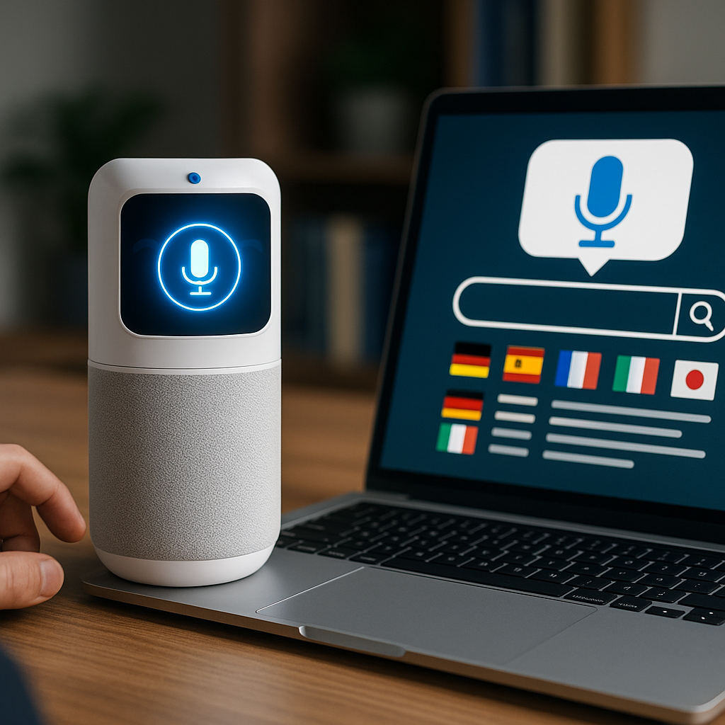 Bots et référencement vocal multilingue : dominer la recherche internationale