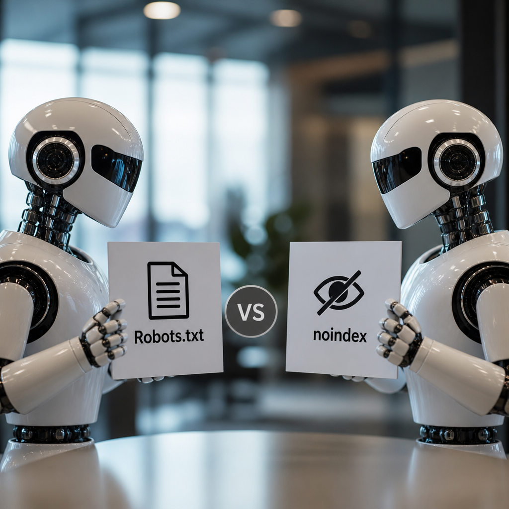 Robots.txt ou noindex : quelle solution pour masquer une page ?